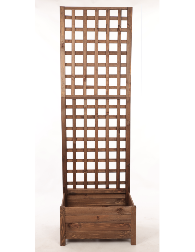 Duże donice ogrodowe- pergole - Pergola drewniana wysoka doniczka skrzynka na kwiaty 190x60x40 EKO - product b2b.wamar.biz 4