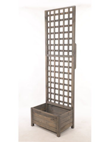 Duże donice ogrodowe- pergole - Pergola drewniana wysoka doniczka skrzynka na kwiaty 190x60x40 na nogach - product 3