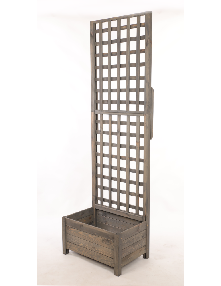 Duże donice ogrodowe- pergole - Pergola drewniana wysoka doniczka skrzynka na kwiaty 190x60x40 na nogach - product b2b.wamar.biz 3