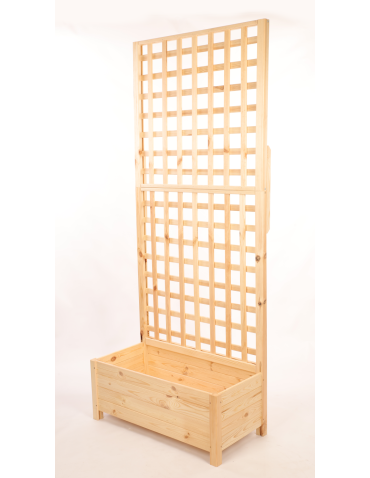 Duże donice ogrodowe- pergole - Pergola drewniana wysoka doniczka skrzynka na kwiaty 190x80x40 na nogach - product 3