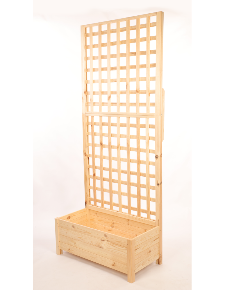 Duże donice ogrodowe- pergole - Pergola drewniana wysoka doniczka skrzynka na kwiaty 190x80x40 na nogach - product b2b.wamar.biz 3