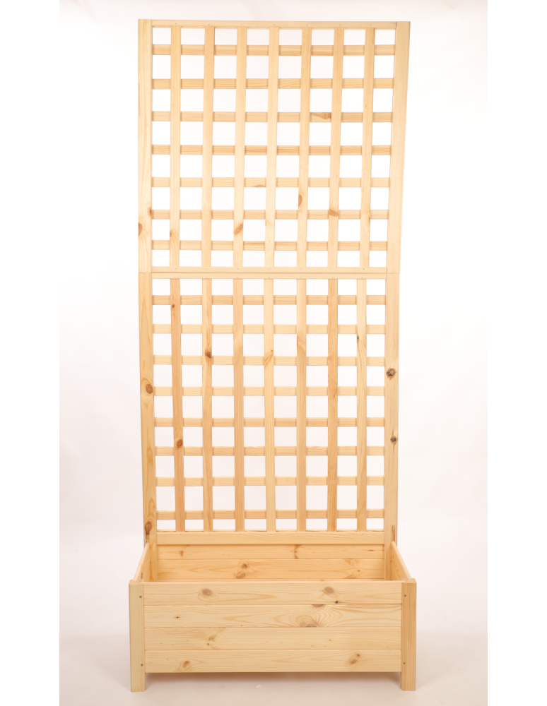 Duże donice ogrodowe- pergole - Pergola drewniana wysoka doniczka skrzynka na kwiaty 190x80x40 na nogach - product b2b.wamar.biz 4