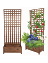 Pergola drewniana wysoka doniczka skrzynka na kwiaty 190x80x40 na nogach