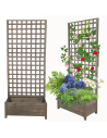 Pergola drewniana wysoka doniczka skrzynka na kwiaty 190x80x40 EKO