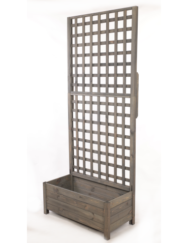 Duże donice ogrodowe- pergole - Pergola drewniana wysoka doniczka skrzynka na kwiaty 190x80x40 EKO - product 3