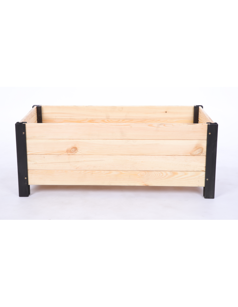 Duże donice ogrodowe- pergole - Drewniana donica ogrodowa doniczka skrzynka na kwiaty 31x80x40 na nogach - product b2b.wamar.biz 4