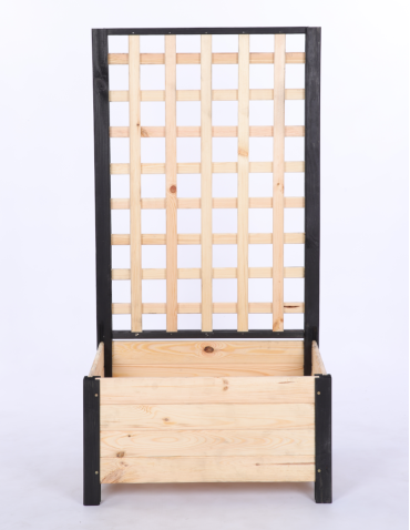 Duże donice ogrodowe- pergole - Drewniana pergola ogrodowa doniczka skrzynka na kwiaty 116x60x40 na nogach - product 4