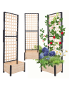 Pergola drewniana wysoka doniczka skrzynka na kwiaty 190x60x40 na nogach
