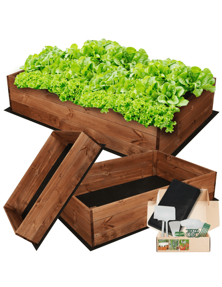 Uprawowe skrzynie ogrodowe- Warzywniaki- skrzynia do uprawy - Skrzynia na warzywa skrzynie na warzywniak inspekt donica grządka 27x120x100 - product b2b.wamar.biz 5