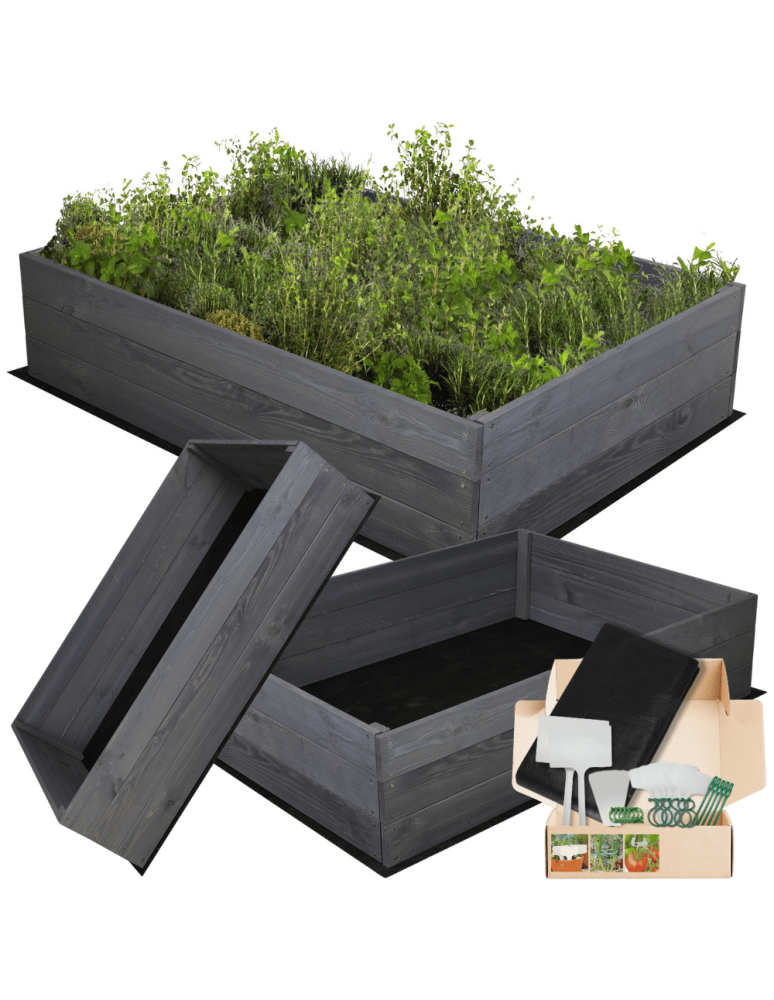 Uprawowe skrzynie ogrodowe- Warzywniaki- skrzynia do uprawy - Skrzynia na warzywa skrzynie na warzywniak inspekt donica grządka 27x120x100 - product b2b.wamar.biz 5