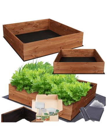 Skrzynia na warzywa skrzynie na warzywniak inspekt donica grządka 27x120x117