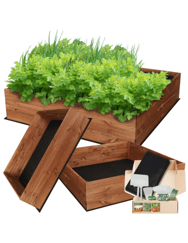 Uprawowe skrzynie ogrodowe- Warzywniaki- skrzynia do uprawy - Skrzynia na warzywa skrzynie na warzywniak inspekt donica grządka 27x120x117 - product 5