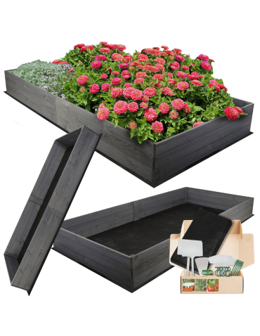 Uprawowe skrzynie ogrodowe- Warzywniaki- skrzynia do uprawy - Skrzynia na warzywa skrzynie na warzywniak inspekt donica grządka 27x203x80 - product 5