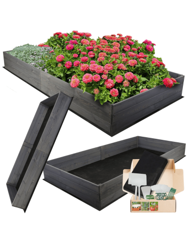 Uprawowe skrzynie ogrodowe- Warzywniaki- skrzynia do uprawy - Skrzynia na warzywa skrzynie na warzywniak inspekt donica grządka 27x203x100 - product 5