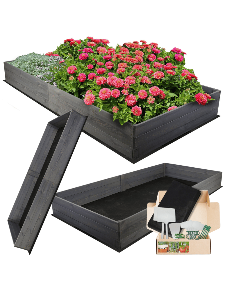 Uprawowe skrzynie ogrodowe- Warzywniaki- skrzynia do uprawy - Skrzynia na warzywa skrzynie na warzywniak inspekt donica grządka 27x203x100 - product b2b.wamar.biz 5