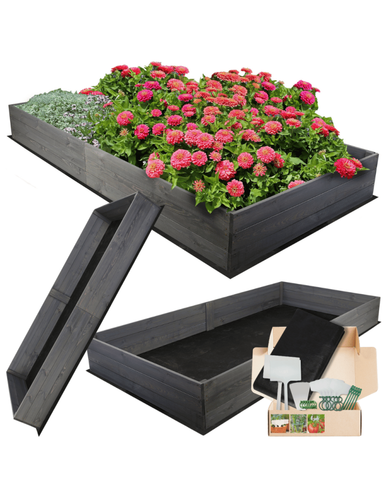 Uprawowe skrzynie ogrodowe- Warzywniaki- skrzynia do uprawy - Skrzynia na warzywa skrzynie na warzywniak inspekt donica grządka 27x203x117 - product b2b.wamar.biz 5