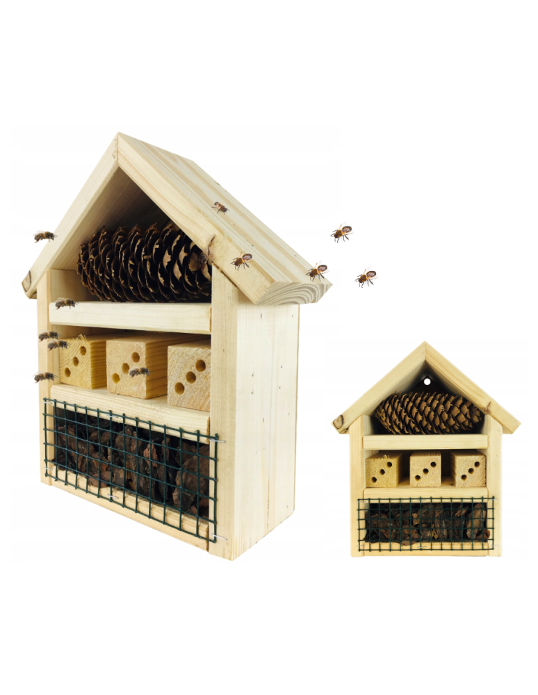 Art. Ogrodowe - Domek dla owadów /27x19,5 cm - Naturalny - product b2b.wamar.biz 1