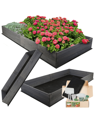 Uprawowe skrzynie ogrodowe- Warzywniaki- skrzynia do uprawy - Skrzynia na warzywa skrzynie na warzywniak inspekt donica grządka 27x237x80 - product 5