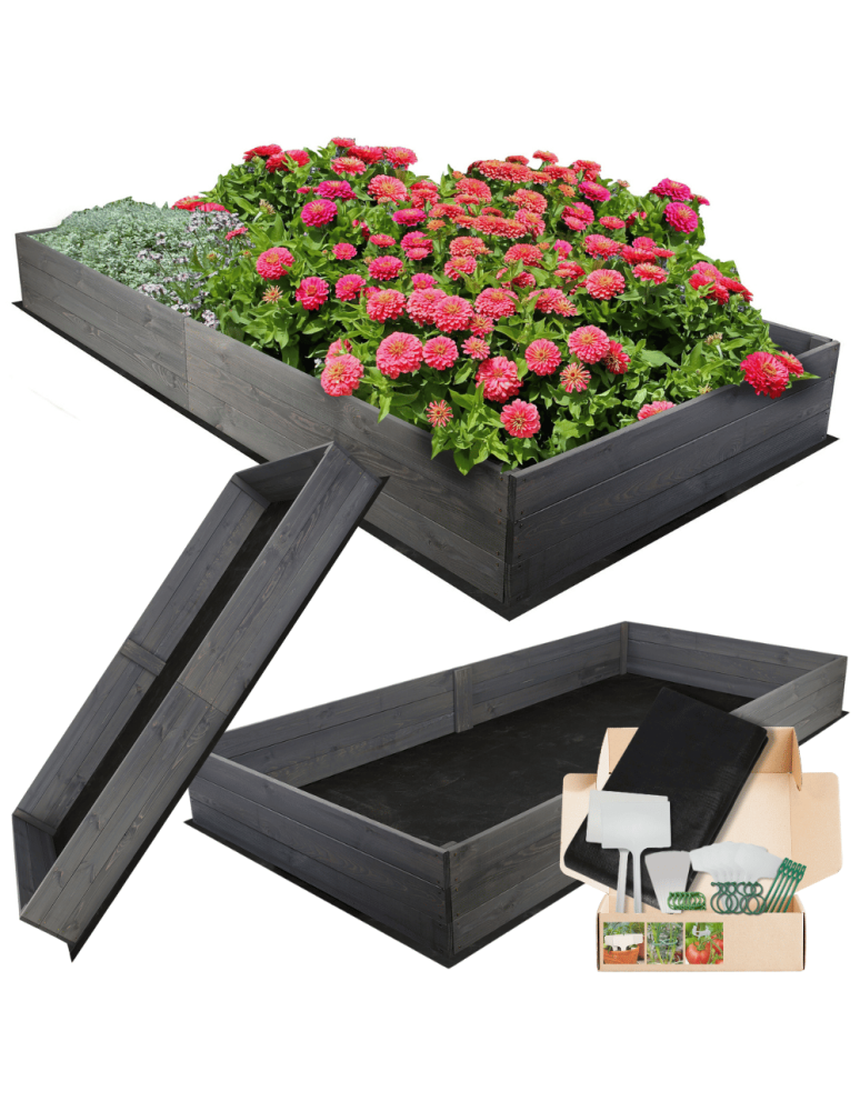 Uprawowe skrzynie ogrodowe- Warzywniaki- skrzynia do uprawy - Skrzynia na warzywa skrzynie na warzywniak inspekt donica grządka 27x237x80 - product b2b.wamar.biz 5