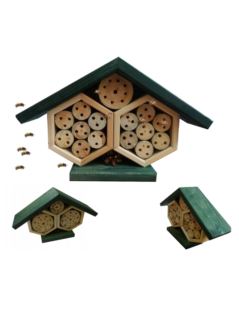 Art. Ogrodowe - Domek dla owadów /22x35,5 cm - Zielony Daszek - product b2b.wamar.biz 1