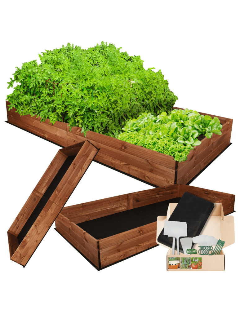 Uprawowe skrzynie ogrodowe- Warzywniaki- skrzynia do uprawy - Skrzynia na warzywa skrzynie na warzywniak inspekt donica grządka 27x237x100 - product b2b.wamar.biz 5