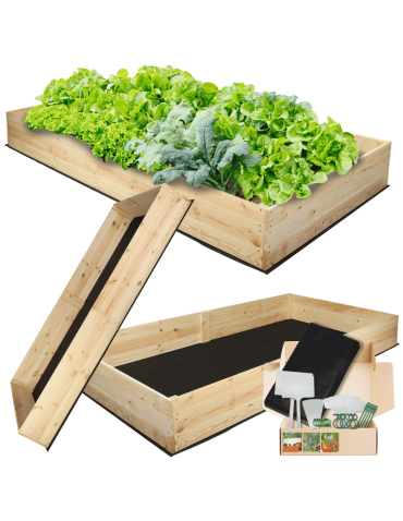 Uprawowe skrzynie ogrodowe- Warzywniaki- skrzynia do uprawy - Skrzynia na warzywa skrzynie na warzywniak inspekt donica grządka 27x237x117 - product 5