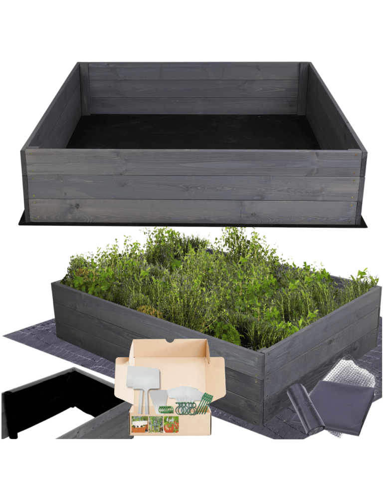 Uprawowe skrzynie ogrodowe- Warzywniaki- skrzynia do uprawy - Skrzynia na warzywa skrzynie na warzywniak inspekt donica grządka 27x100x100 - product b2b.wamar.biz 1
