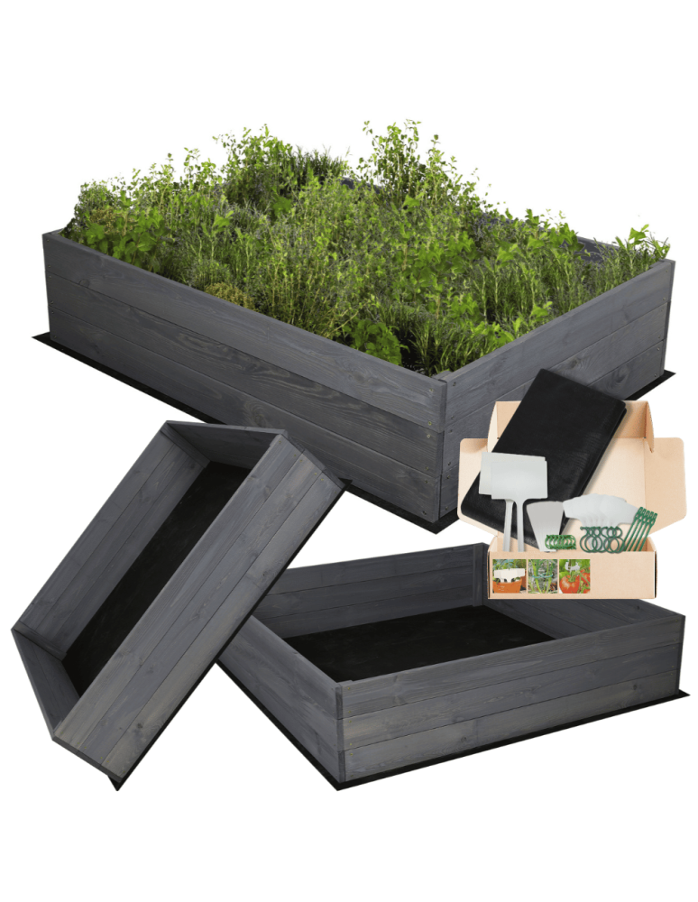 Uprawowe skrzynie ogrodowe- Warzywniaki- skrzynia do uprawy - Skrzynia na warzywa skrzynie na warzywniak inspekt donica grządka 27x100x100 - product b2b.wamar.biz 5