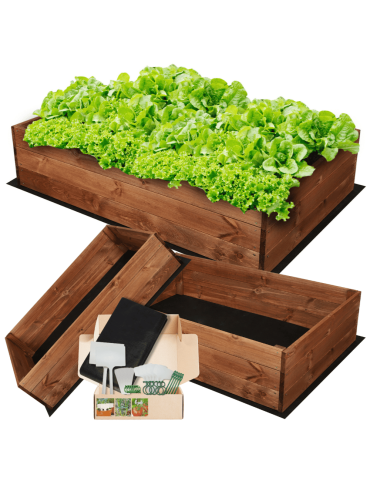 Uprawowe skrzynie ogrodowe- Warzywniaki- skrzynia do uprawy - Skrzynia na warzywa skrzynie na warzywniak inspekt donica grządka 27x120x80 - product 5