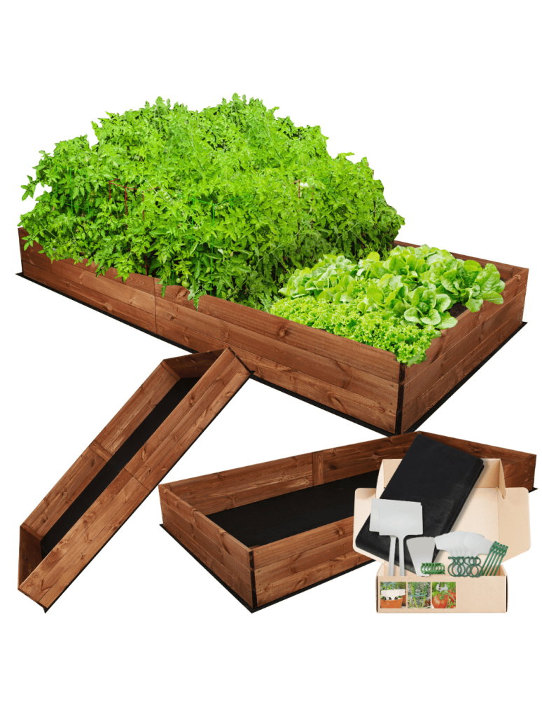 Uprawowe skrzynie ogrodowe- Warzywniaki- skrzynia do uprawy - Skrzynia na warzywa skrzynie na warzywniak inspekt donica grządka 27x200x80 - product b2b.wamar.biz 5