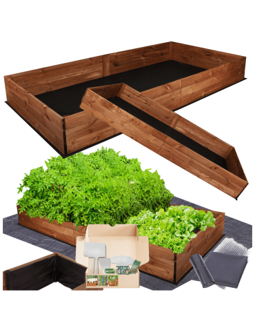 Skrzynia na warzywa skrzynie na warzywniak inspekt donica grządka 27x240x100