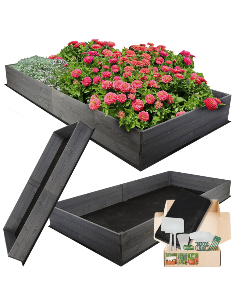 Uprawowe skrzynie ogrodowe- Warzywniaki- skrzynia do uprawy - Skrzynia na warzywa skrzynie na warzywniak inspekt donica grządka 27x240x100 - produkt b2b.wamar.biz 5