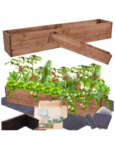 Skrzynia na warzywa skrzynie na warzywniak inspekt donica grządka 27x237x30