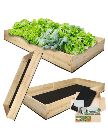 Uprawowe skrzynie ogrodowe- Warzywniaki- skrzynia do uprawy - Skrzynia na warzywa skrzynie na warzywniak inspekt donica grządka 27x237x80 - produkt 5