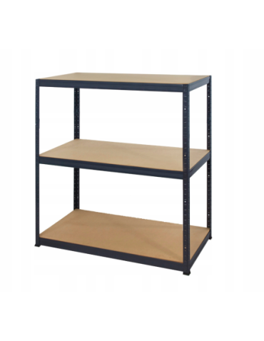 Magazynowe regały metalowe - Regał metalowy PREMIUM HELIOS 90x180x45cm 3Px275kg - produkt 18