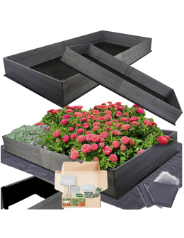 Skrzynia na warzywa skrzynie na warzywniak inspekt donica grządka 27x237x90