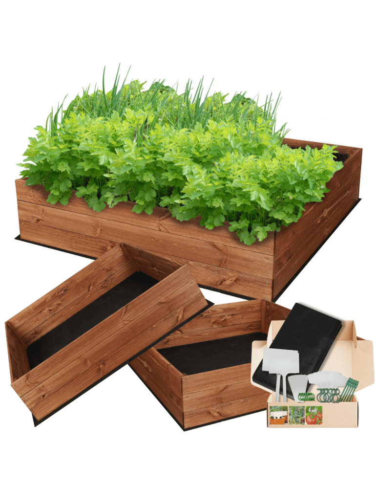 Uprawowe skrzynie ogrodowe- Warzywniaki- skrzynia do uprawy - Skrzynia na warzywa skrzynie na warzywniak inspekt donica grządka 27x90x90 - product b2b.wamar.biz 5