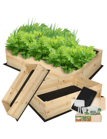 Uprawowe skrzynie ogrodowe- Warzywniaki- skrzynia do uprawy - Skrzynia na warzywa skrzynie na warzywniak inspekt donica grządka 27x120x90 - product 5