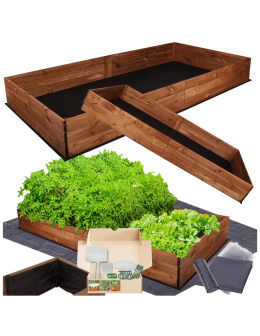 Skrzynia na warzywa skrzynie na warzywniak inspekt donica grządka 27x200x90