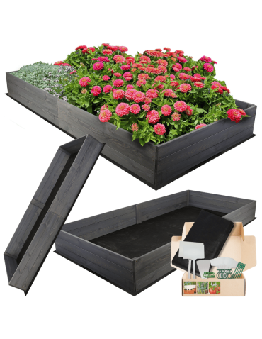 Uprawowe skrzynie ogrodowe- Warzywniaki- skrzynia do uprawy - Skrzynia na warzywa skrzynie na warzywniak inspekt donica grządka 27x240x90 - product 5