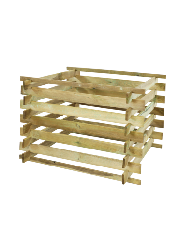 Kompostownik drewniany MODUŁOWY siatka na krety kompostownik ogrodowy EKO - product 2