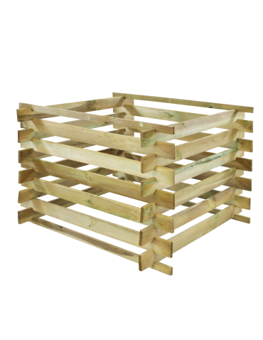 Drewniane kompostowniki ogrodowe – kompostowniki- cena na każdą kieszeń - Kompostownik drewniany MODUŁOWY siatka na krety kompostownik ogrodowy EKO - product 3