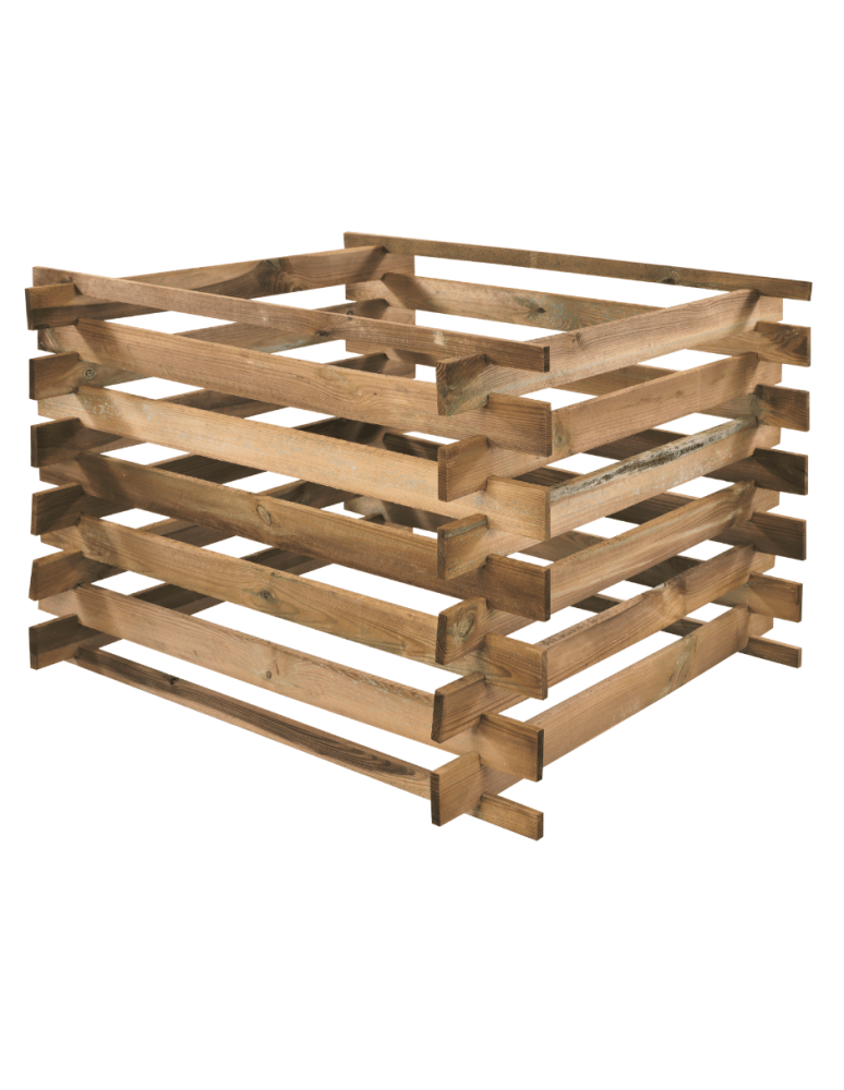 Drewniane kompostowniki ogrodowe – kompostowniki- cena na każdą kieszeń - Drewniany kompostownik MODUŁOWY siatka na ptaki kompostownik ogrodowy EKO - product b2b.wamar.biz 2