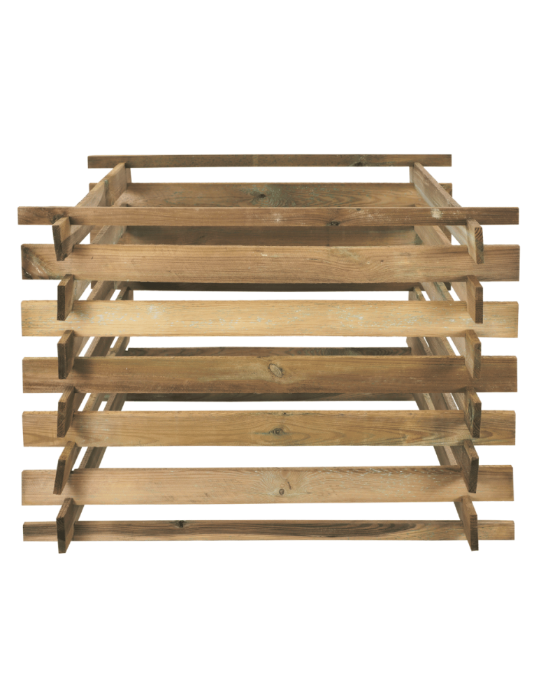 Drewniane kompostowniki ogrodowe – kompostowniki- cena na każdą kieszeń - Drewniany kompostownik MODUŁOWY siatka na ptaki kompostownik ogrodowy EKO - product b2b.wamar.biz 4