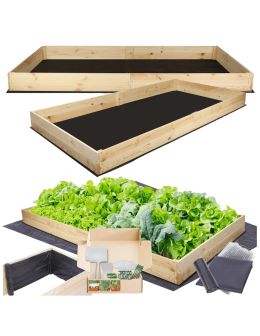 Skrzynia na warzywa skrzynie na warzywniak inspekt donica grządka 18x237x117