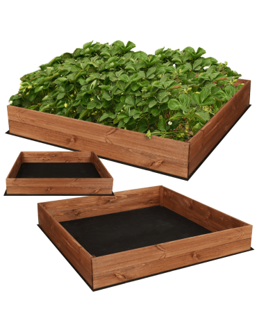 Uprawowe skrzynie ogrodowe- Warzywniaki- skrzynia do uprawy - Skrzynia na warzywa skrzynie na warzywniak inspekt donica grządka 18x93x80 - produkt 5