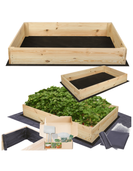 Skrzynia na warzywa skrzynie na warzywniak inspekt donica grządka 18x120x60