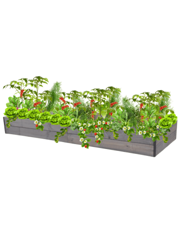 Skrzynia na warzywa skrzynie na warzywniak inspekt donica grządka 18x163x60 - product 2