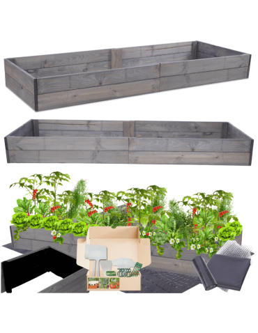 Skrzynia na warzywa skrzynie na warzywniak inspekt donica grządka 18x203x60