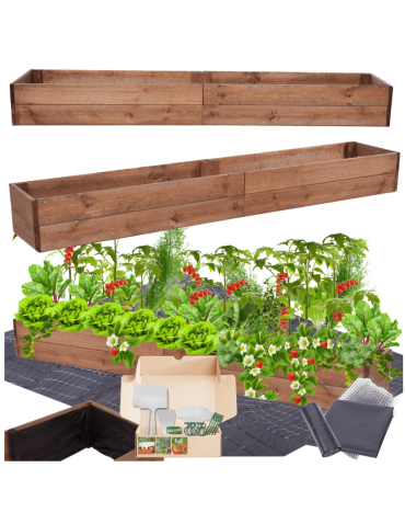 Skrzynia na warzywa skrzynie na warzywniak inspekt donica grządka 18x237x30